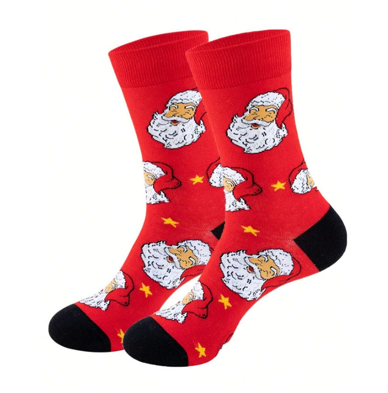 Noxxiez Soxxiez Santa Stars Socks