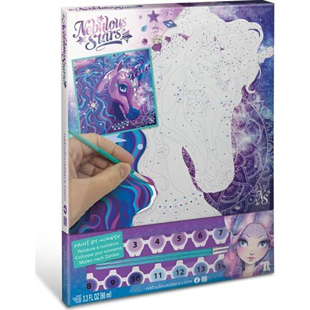 Paint-by-Number on Canvas - Nebulia & Horse