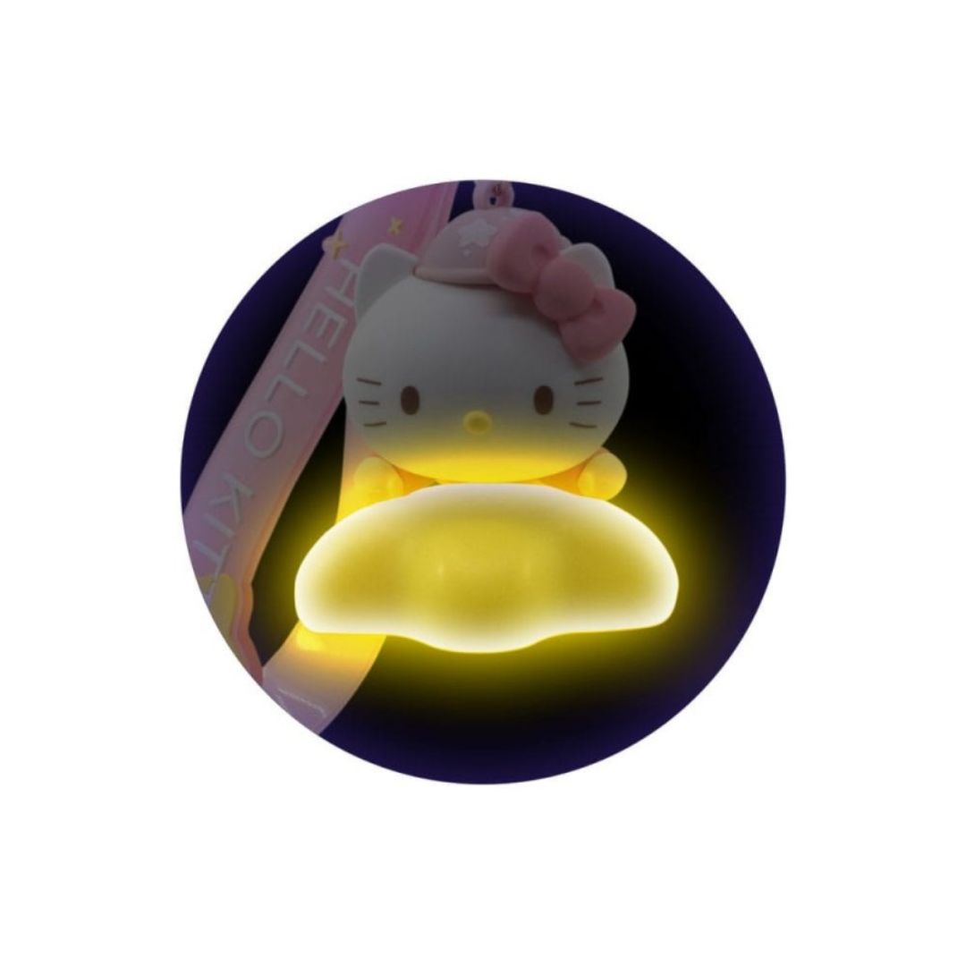 Yume Sanrio Light-up Star Keychain With Hand Strap Hello Kitty