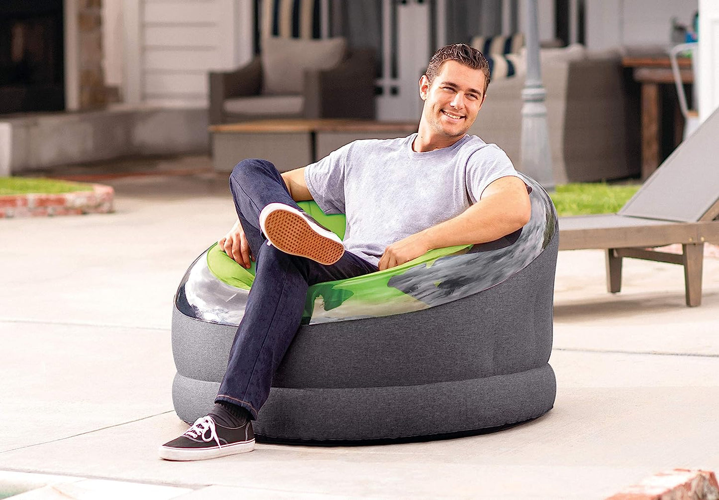 Inflatable Empire Chair - Assorted - 1 Chair