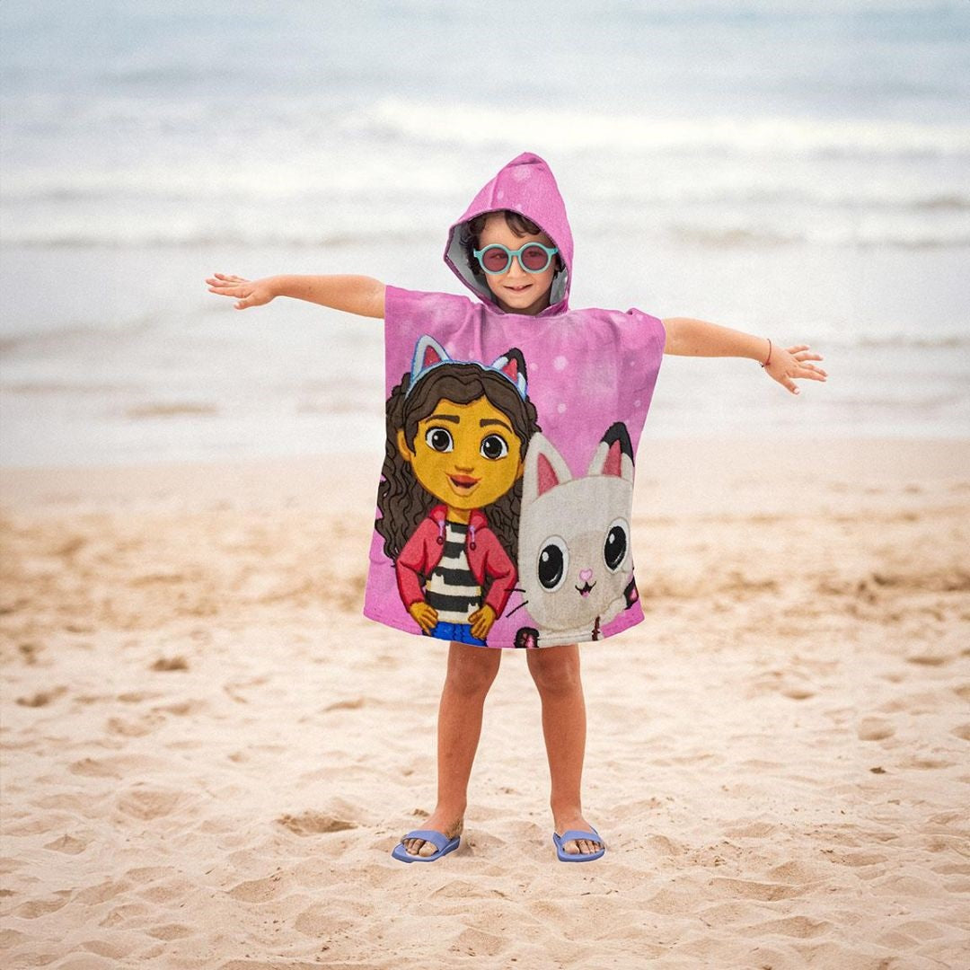 Cerda Poncho Gabby’s Dollhouse Beach Towel