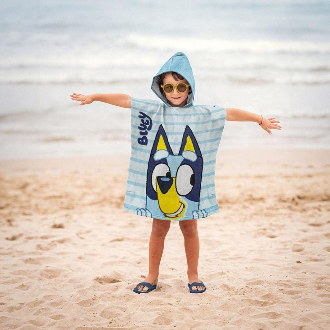 Cerda Poncho Bluey Beach Towel