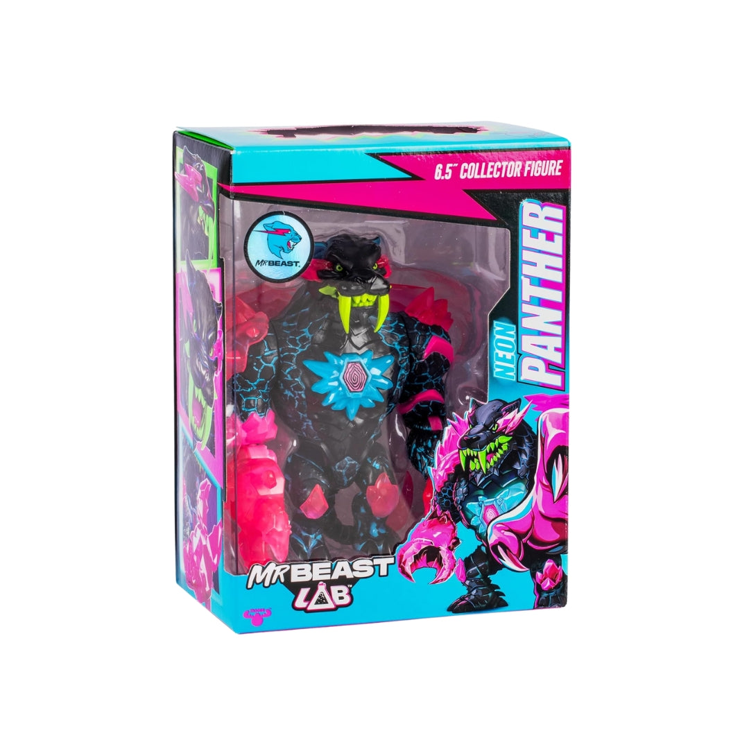 MrBeast Lab Apex Beast Neon Panther Collector Figure – joueclublb