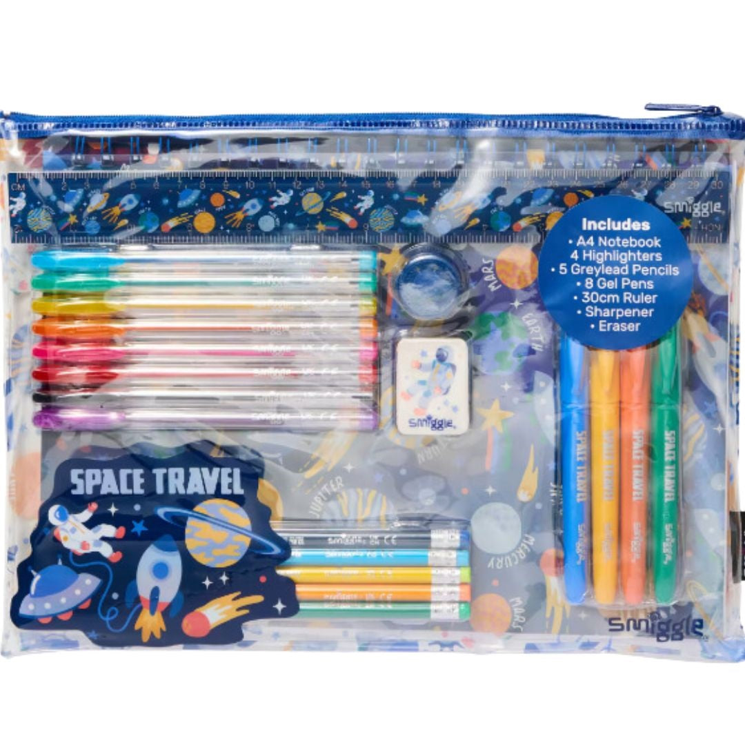 Stationery Smiggle Space Pencil Case Smiggle Space Stationery Set