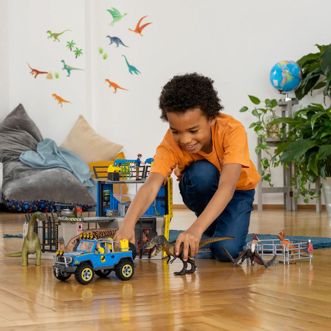 Schleich Dinosaurs Jeep Set