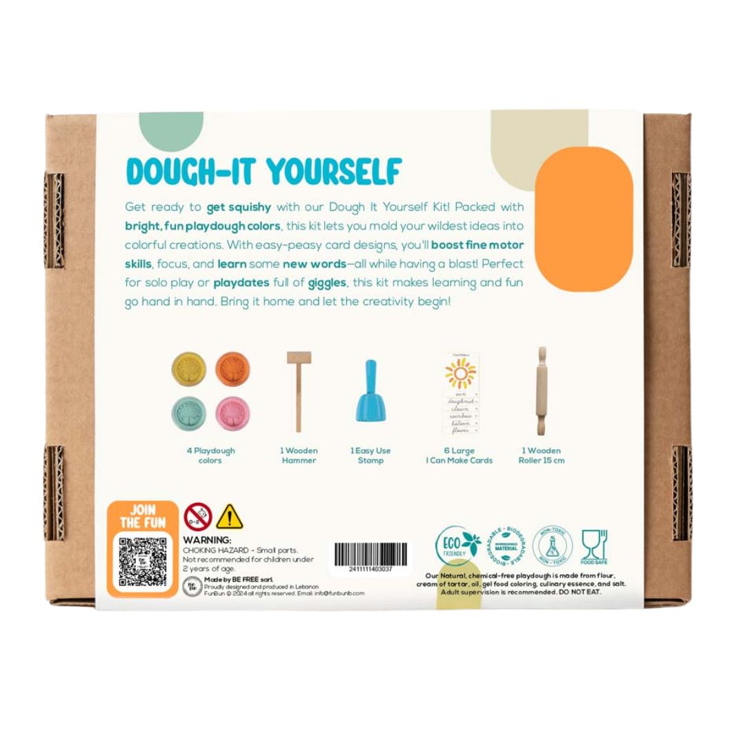 Funbun Squish & Roll Playdough Kit