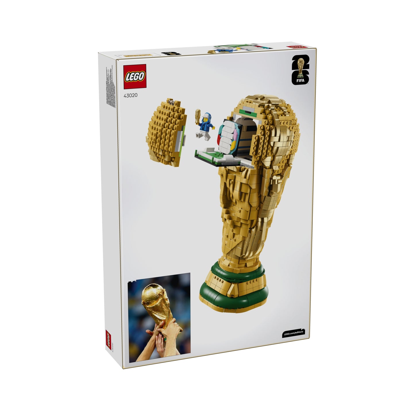 Lego FIFA World Cup Official Trophy - 2,842 Pieces