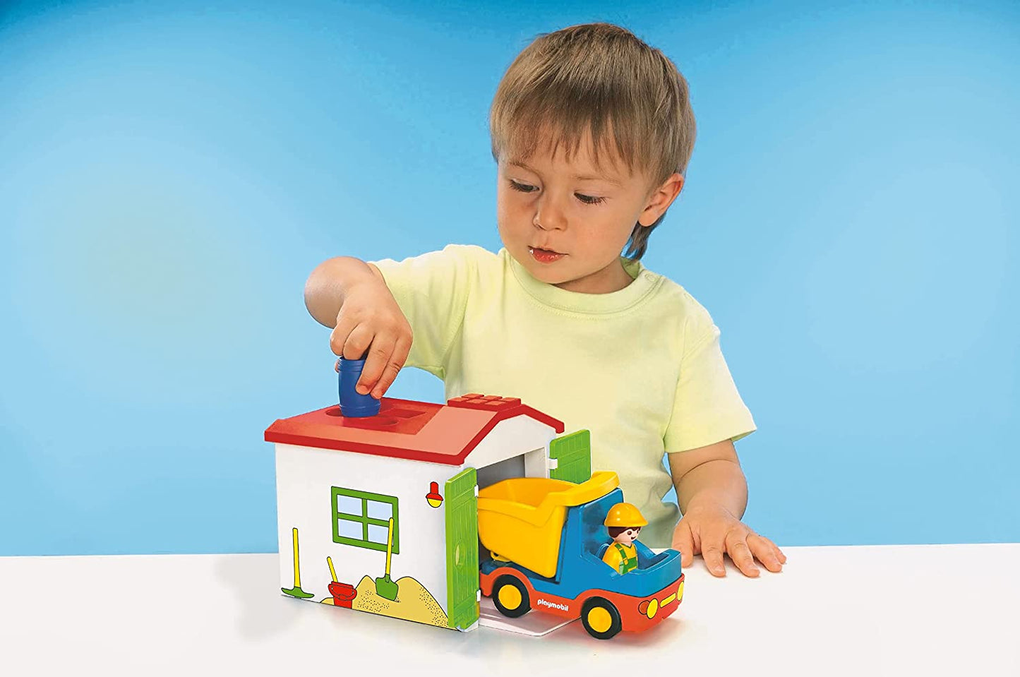 1,2,3 Construction Truck with Garage