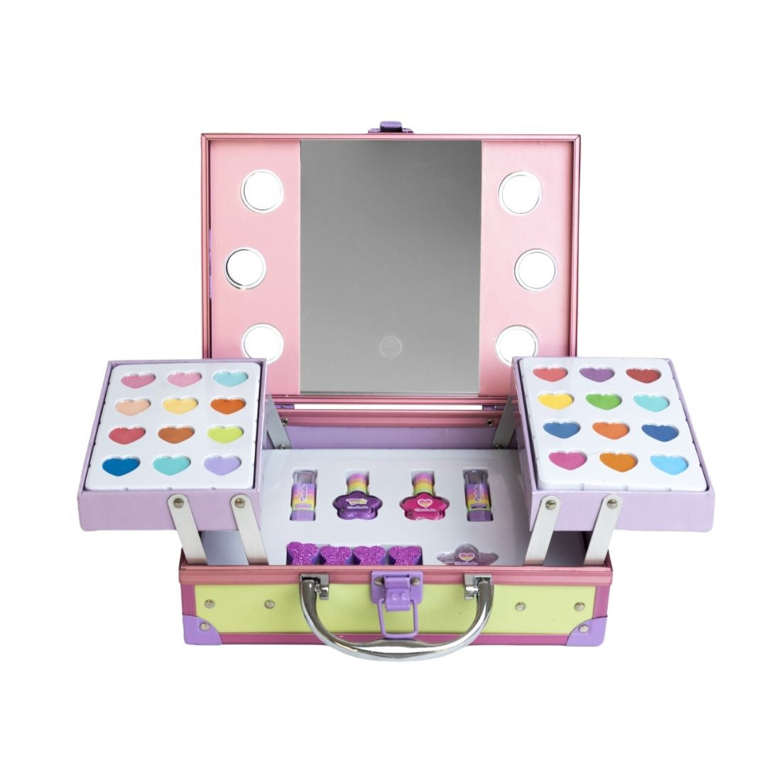 Martinelia Supergirl Makeup Case with Mirror and LED Lights