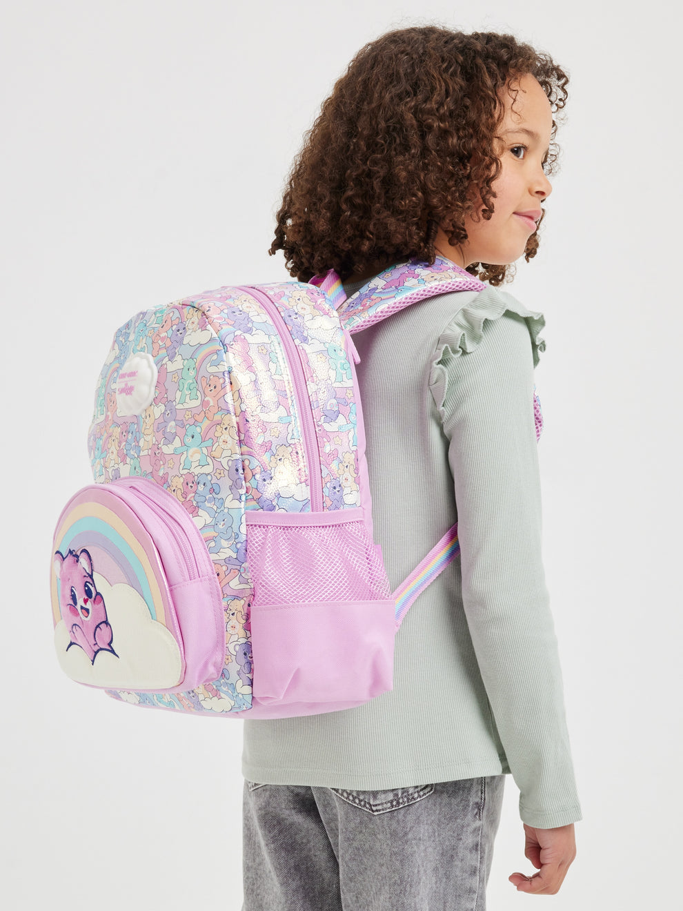Smiggle Care Bears Hooded Backpack 14'