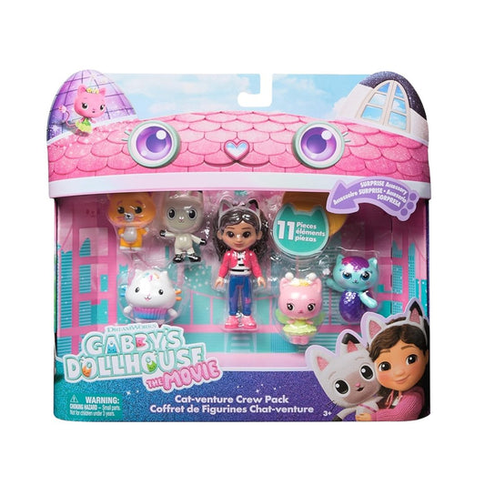 Spin Master Gabby’s Dollhouse The Movie Cat-venture Crew Pack