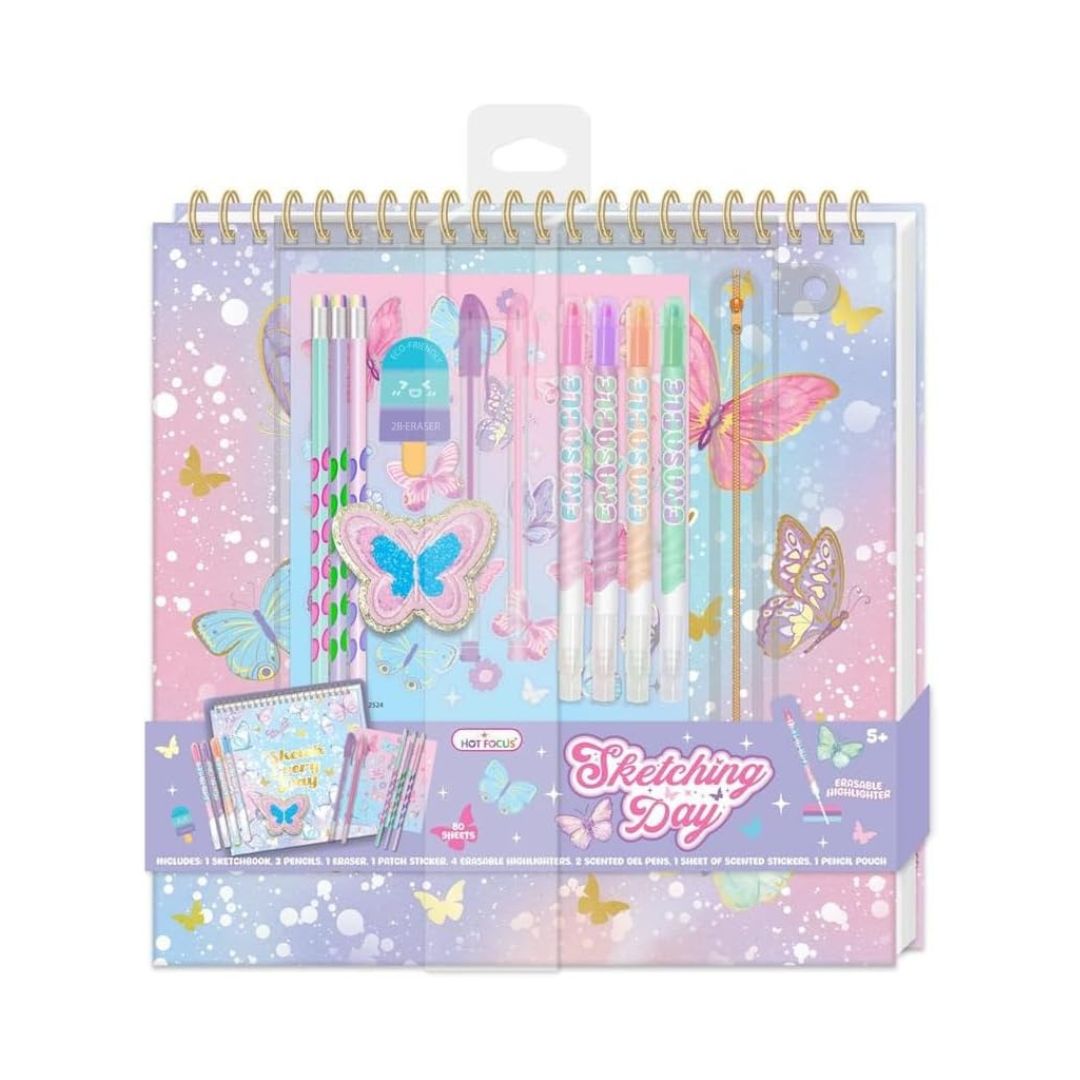 Hot Focus Mega Sketching Fun – Tie-Dye Butterfly