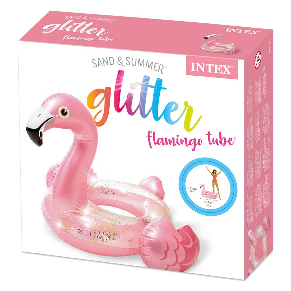 Glitter Flamingo Tube 119 x 97cm