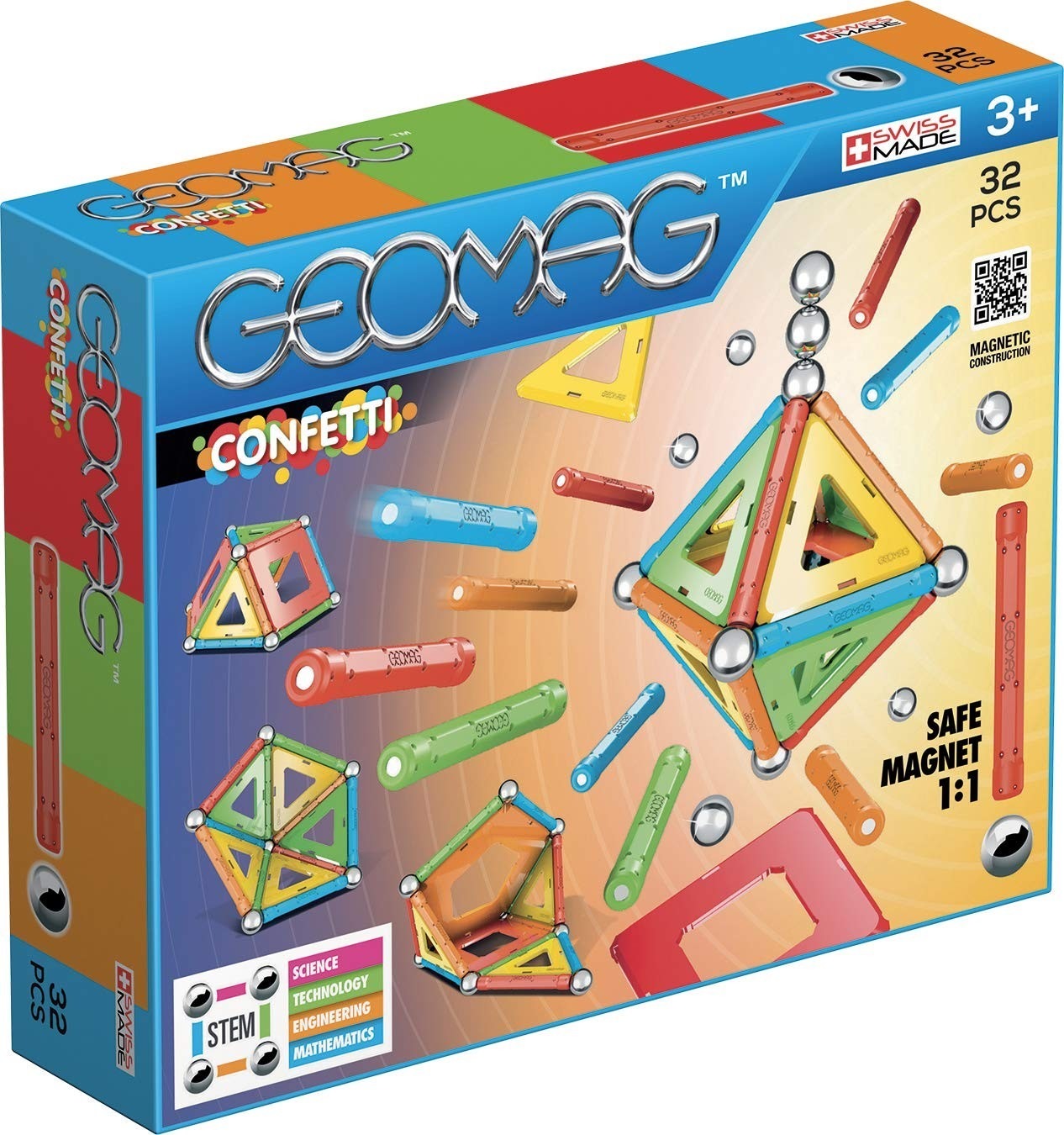 Geomag Magnetic Blocks Confetti