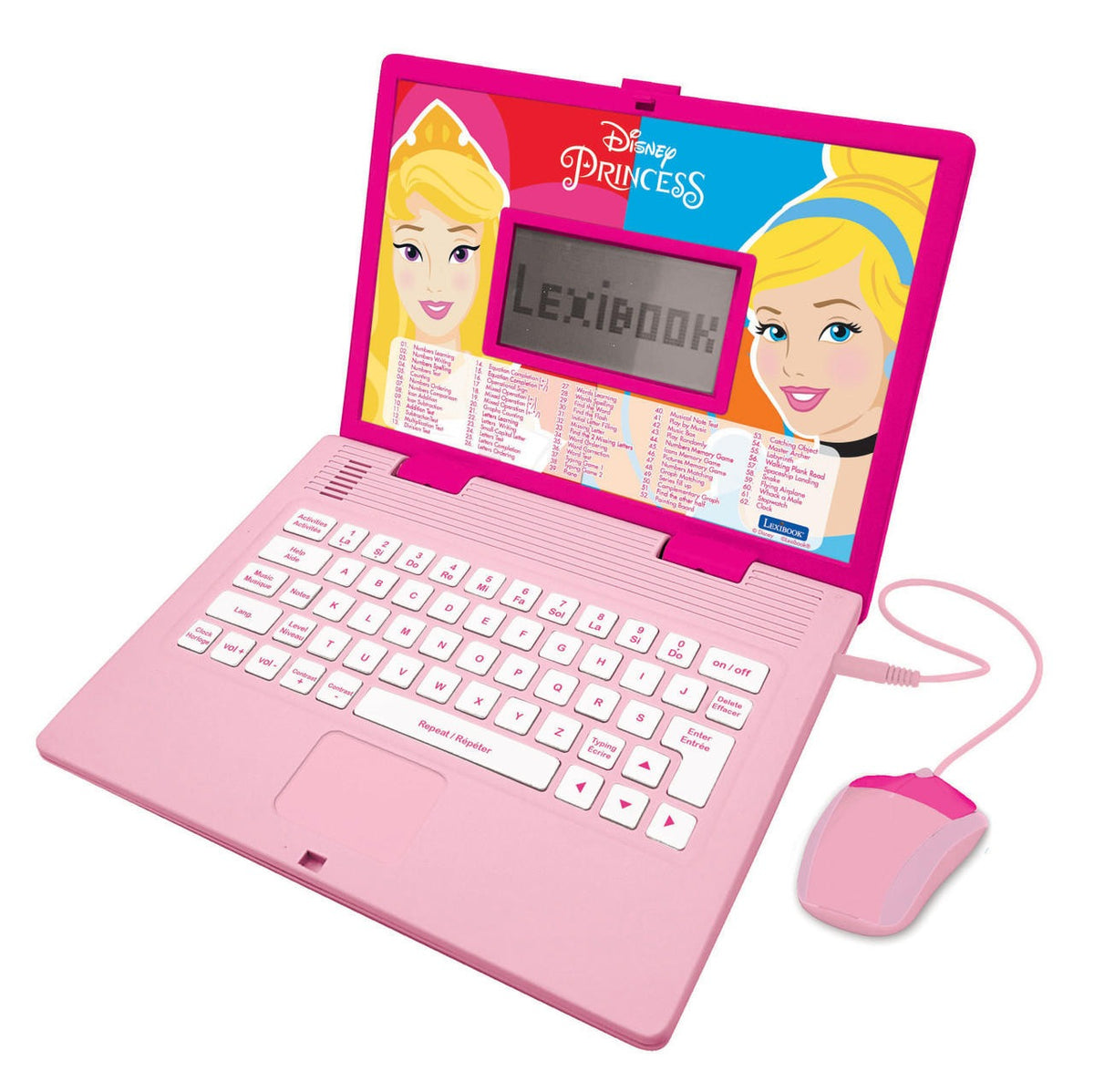 LexiBook Disney Princess Bilingual Educational Laptop