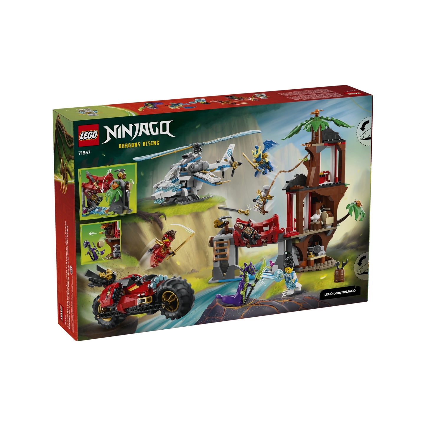 Lego Ninjago Ninja Vehicle Tree House Battle - 642 Pcs