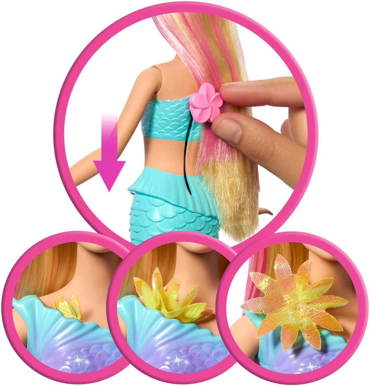 Mattel Barbie Flower Magic Mermaid