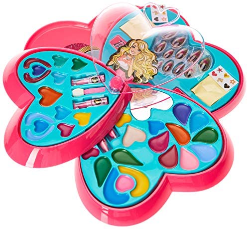 Barbie 4 Decks Heart Shape Cosmetic Case
