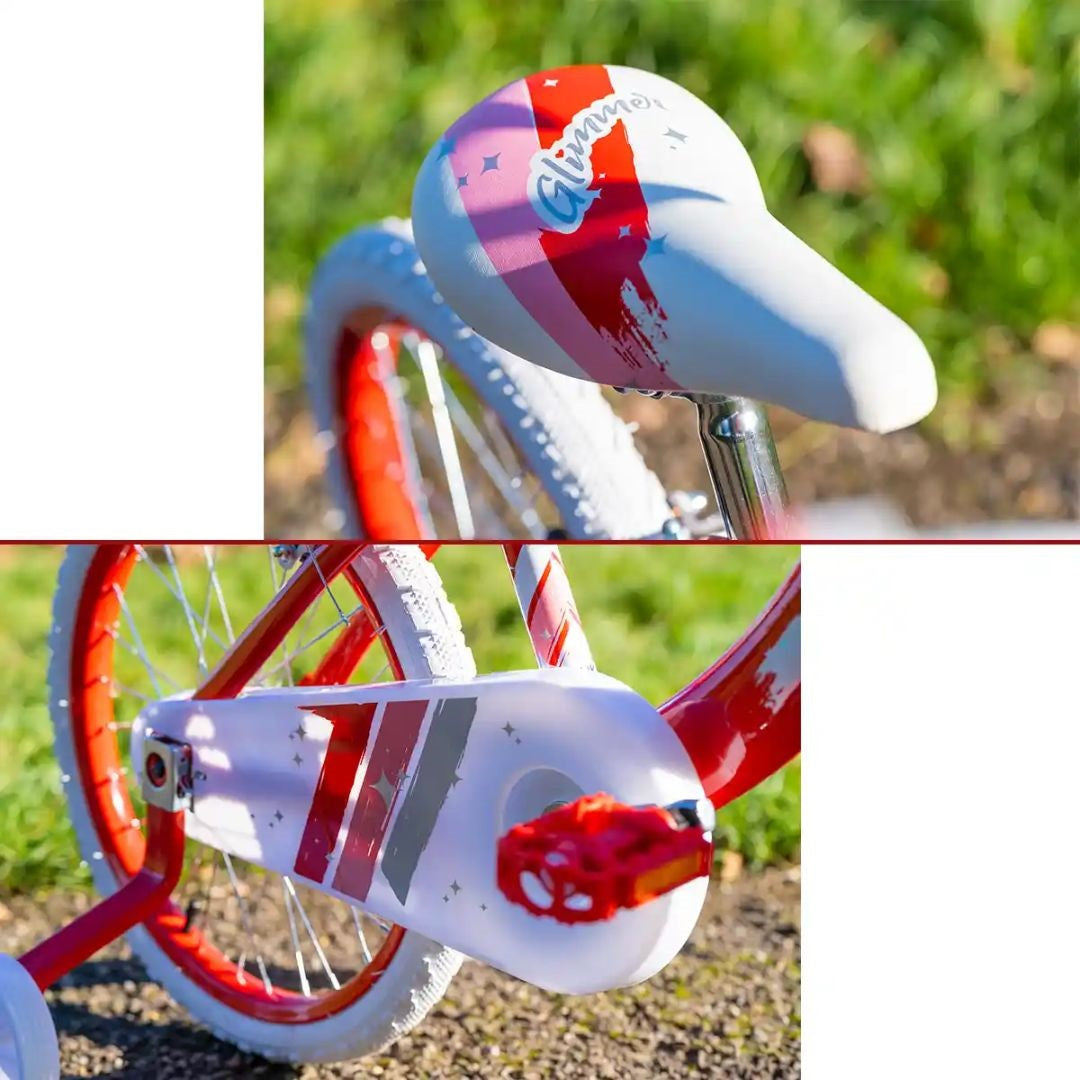 Huffy Glimmer Girls Bike Red - White | 18"