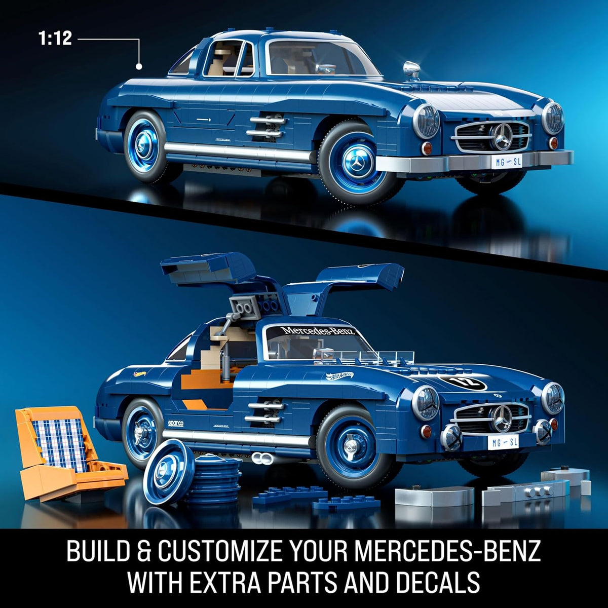 Mattel Brick HW Mercedes-Benz 300 SL