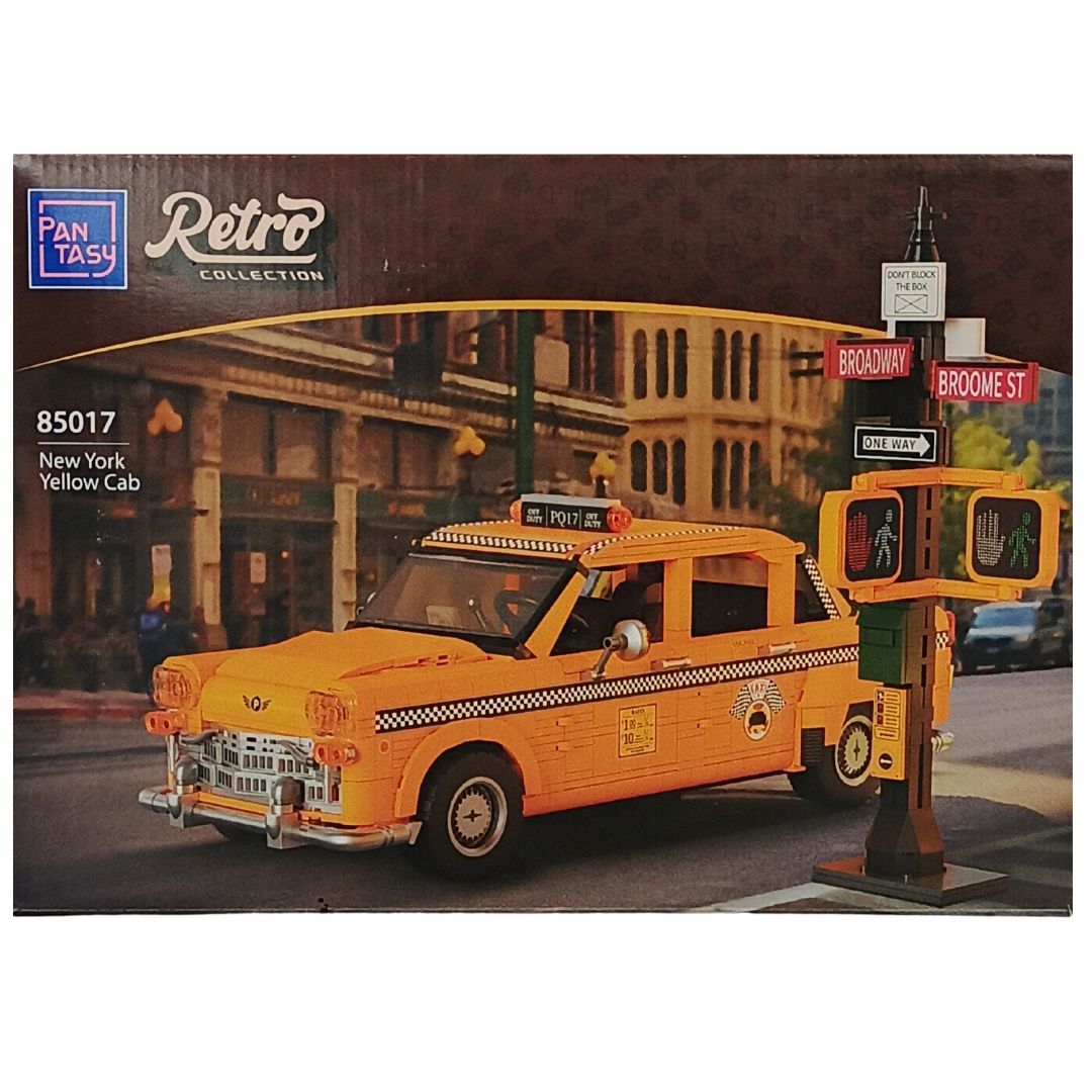 Pantasy Classic 1980s New York Taxi Building Kit