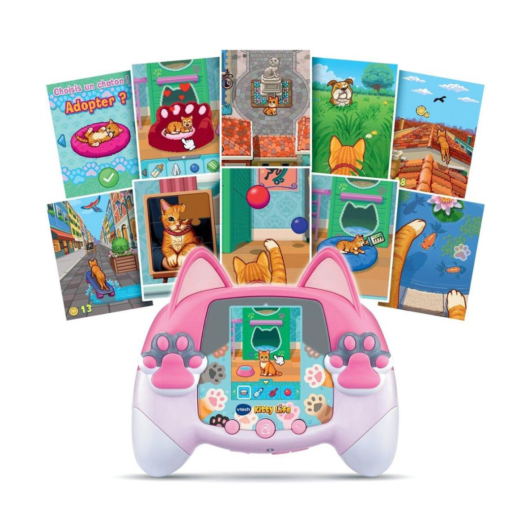 VTech Kitty Life Pink Electronic Pet Console