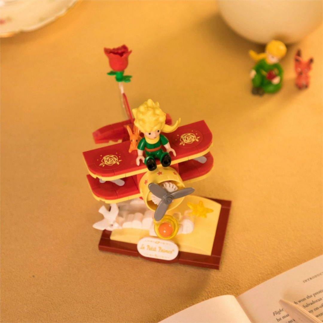 Pantasy The Little Prince and Fox in His Plane