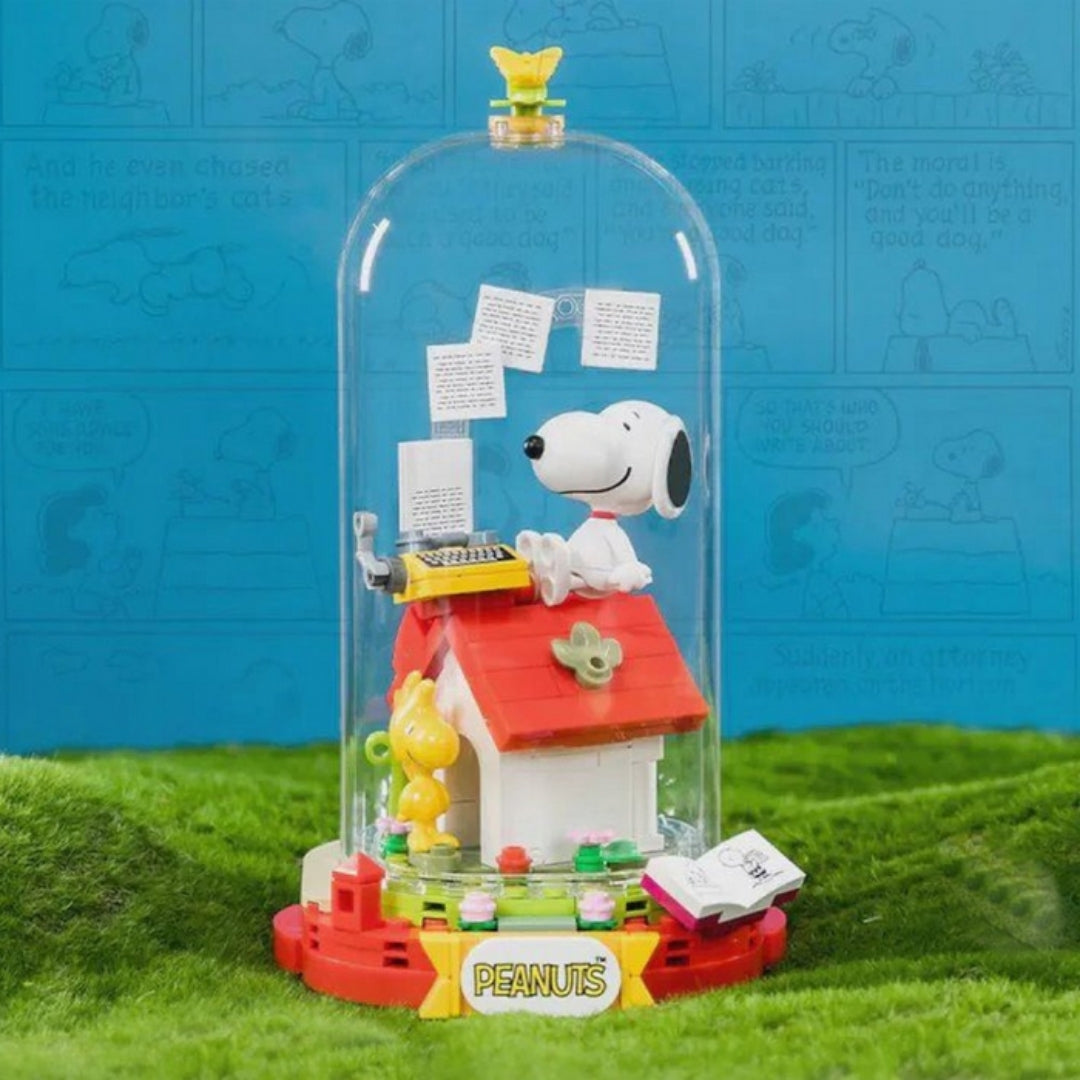 Pantasy Peanuts Snoopy with His Typewriter
