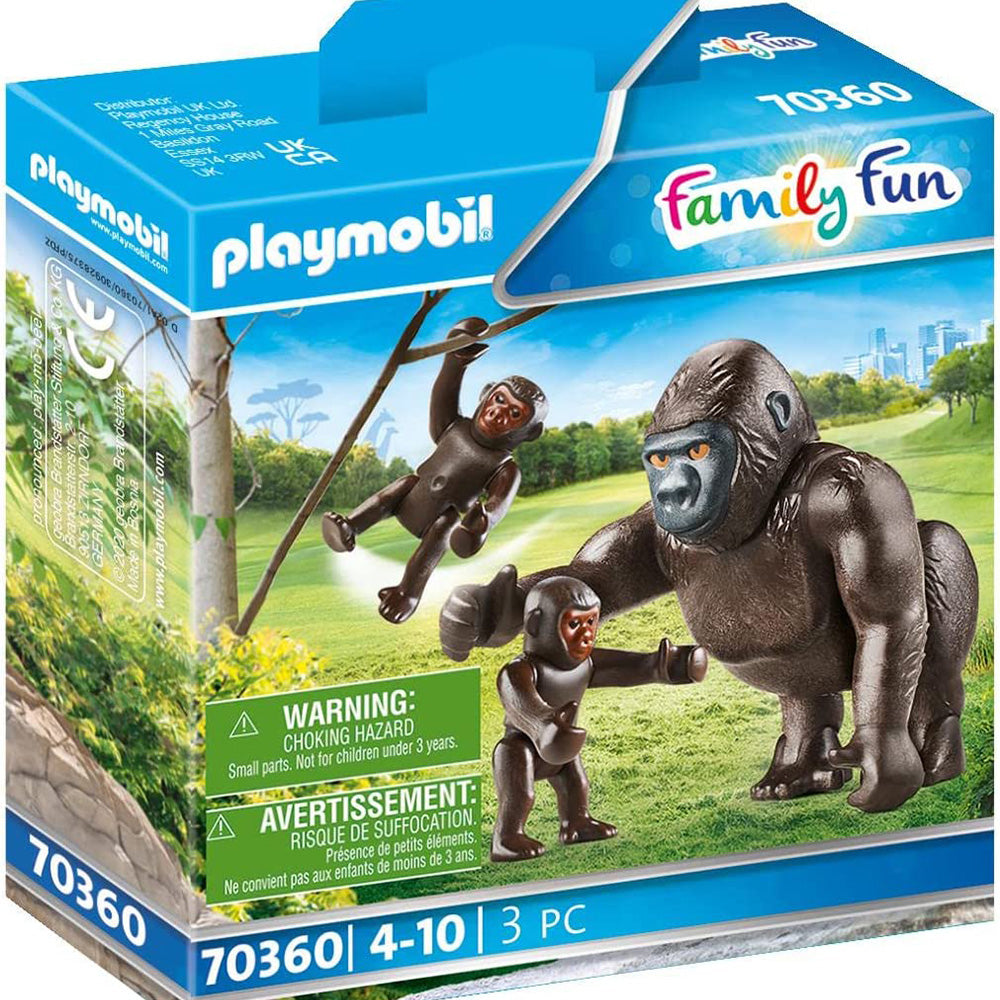 Gorilla With Babies