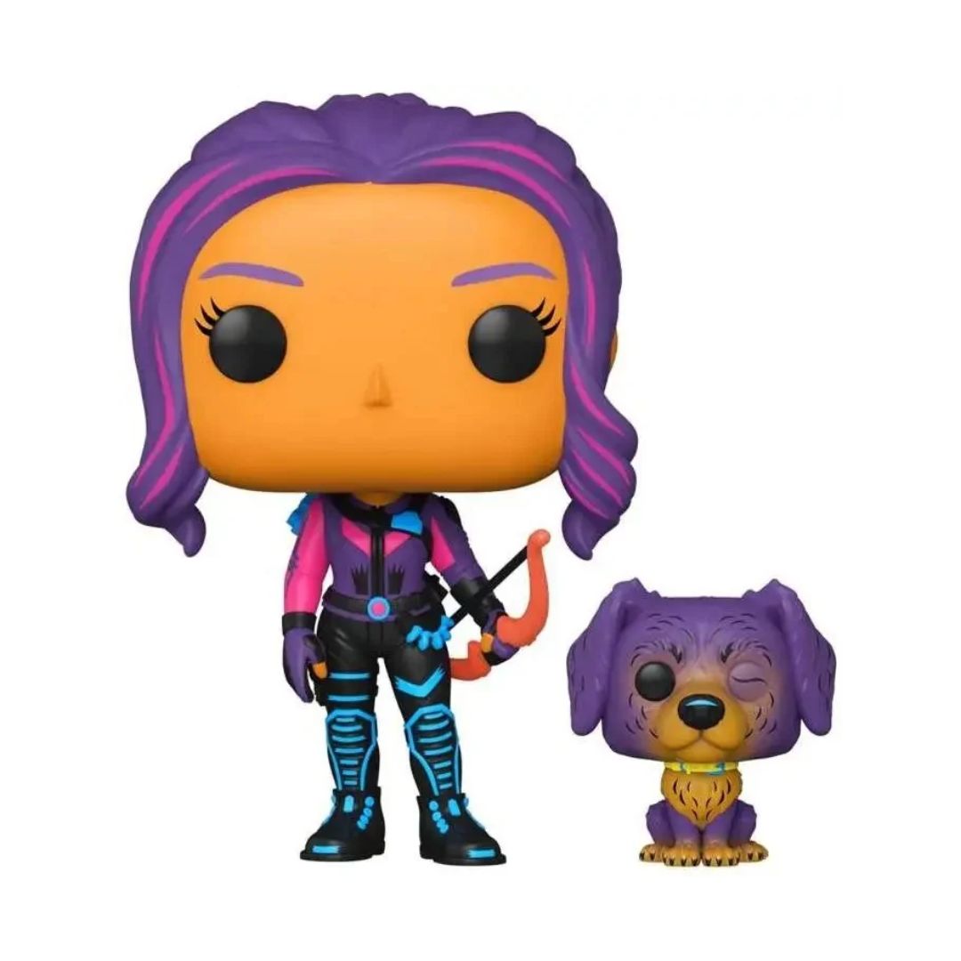 Funko Pop Kate Bishop with Lucky the Pizza Dog