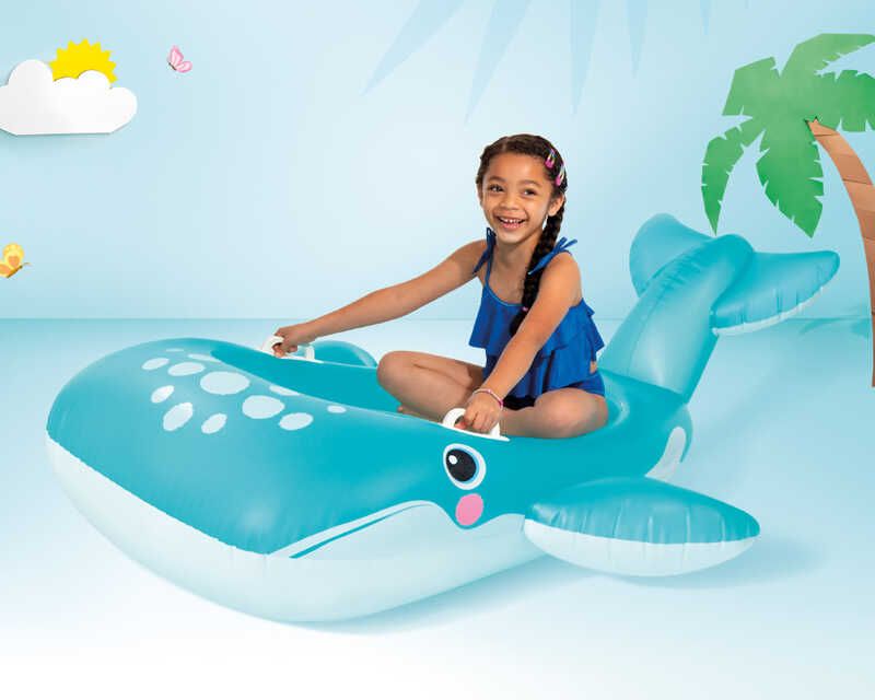 Blue Whale Ride On - 168x140cm