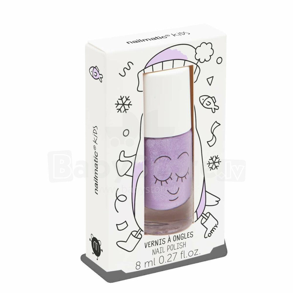 Kids Nail Polish- Piglou - Violet Nacre