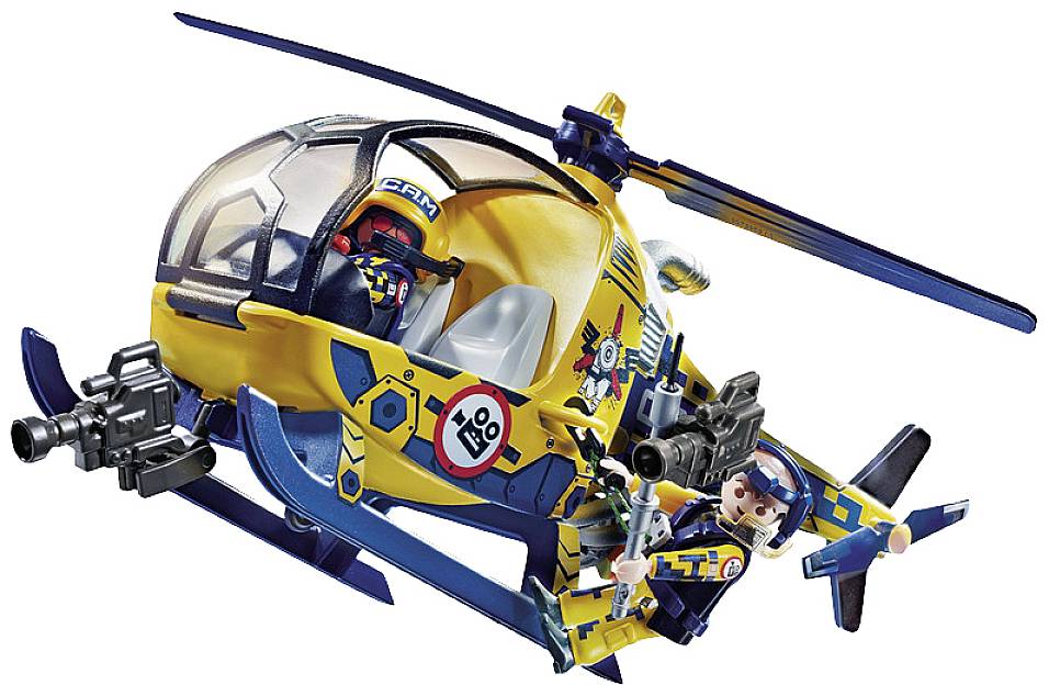 Air Stunt Show Helicopter with Film Crew