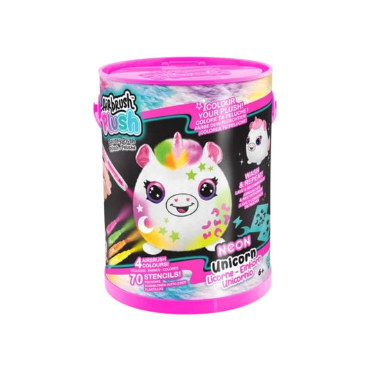 Airbrush Plush Squishy Plush Neon