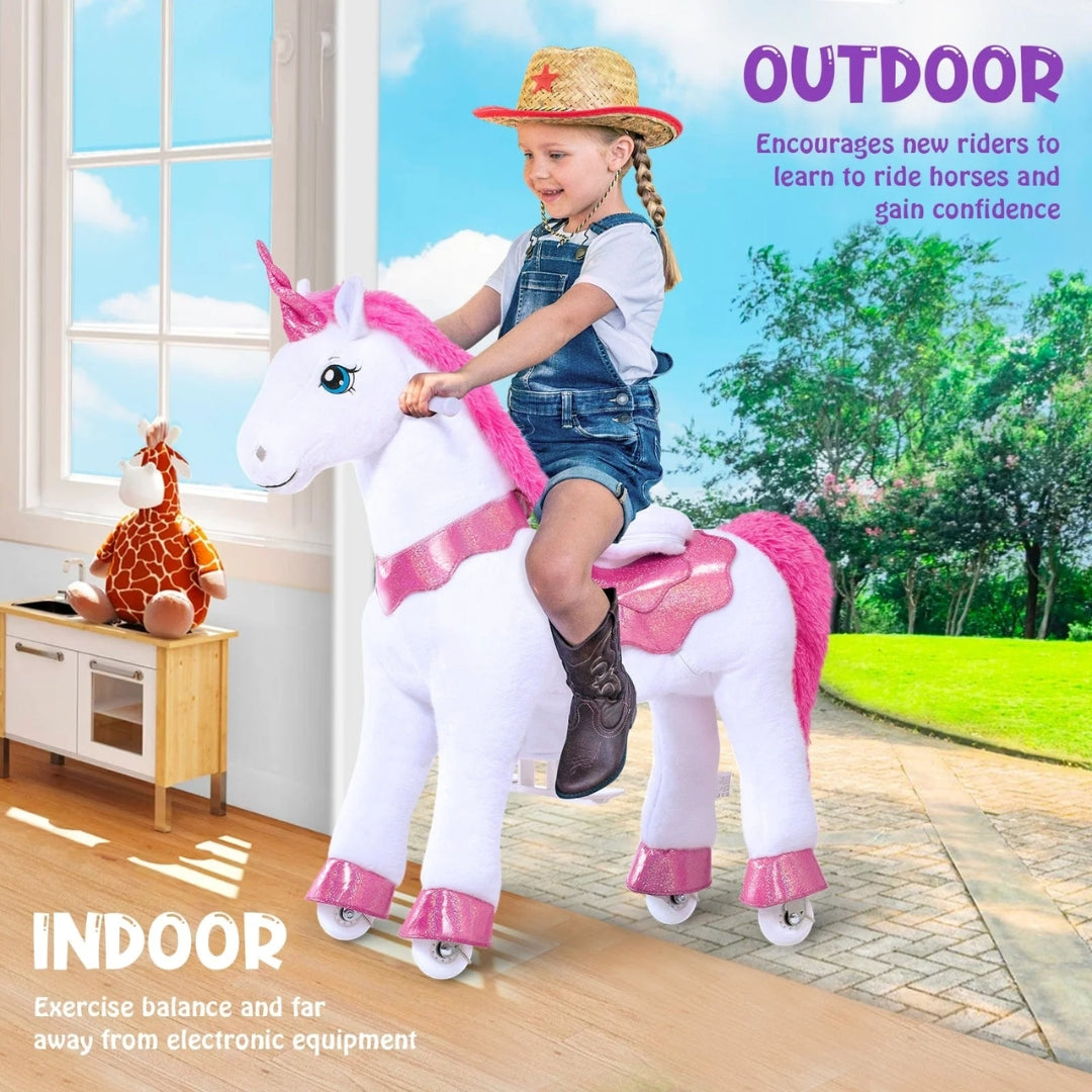 Ponycycle Riding Pink Horse (3-4 Years)