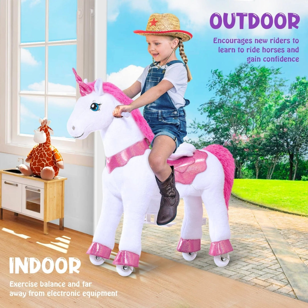 Ponycycle Riding Pink Horse (4-8 Years)