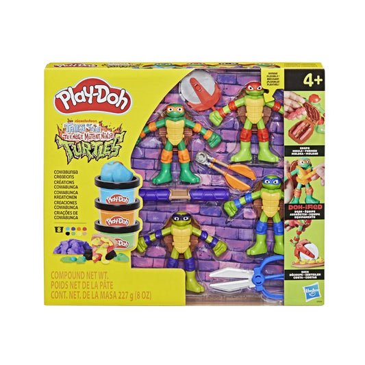 Hasbro Play-Doh TMNT Cowabunga Creations set