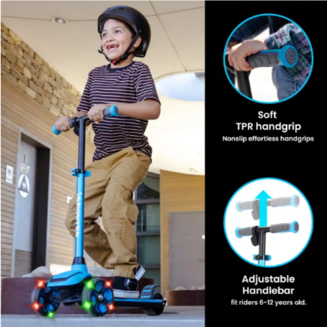 IScooter G3 Kids 3 Wheels Electric Scooter Blue
