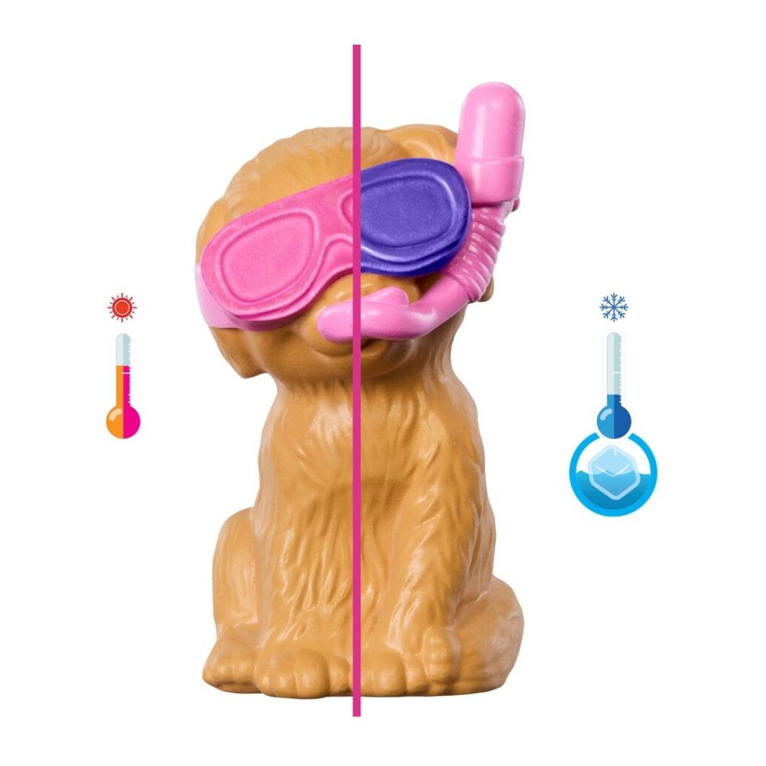 Mattel Barbie Puppy Pool Party Aloha Blonde Doll playset