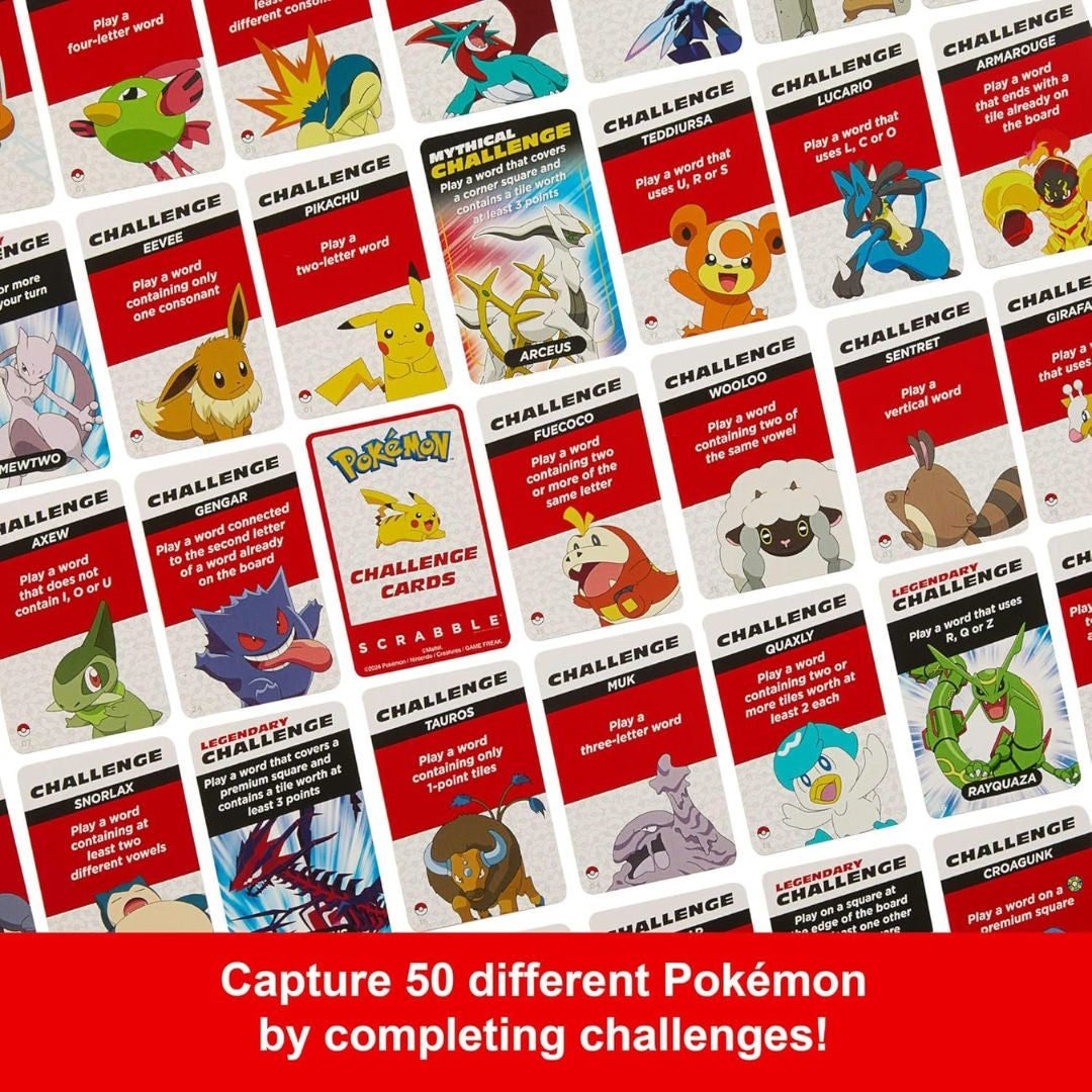 Mattel Scrabble Pokémon Board Game