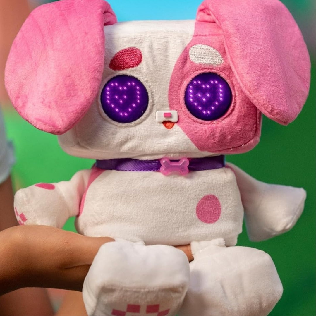 Pixel Hugs Pink Puppy Interactive Plushie