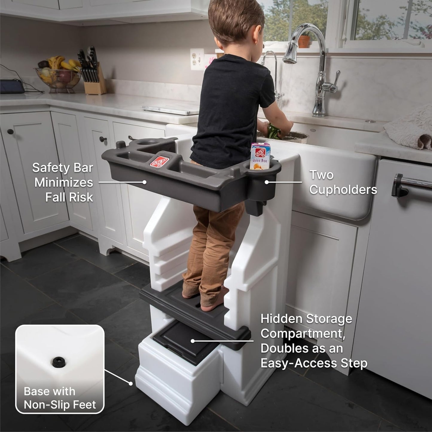 Step 2 Mobile Helper Step Stool and Tower Stand