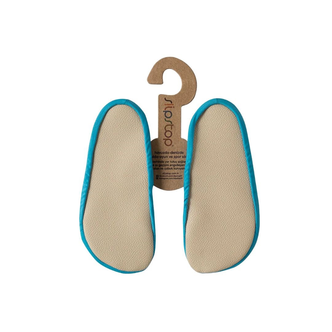 Slipstop Neon Blue Slippers Sea Shoes