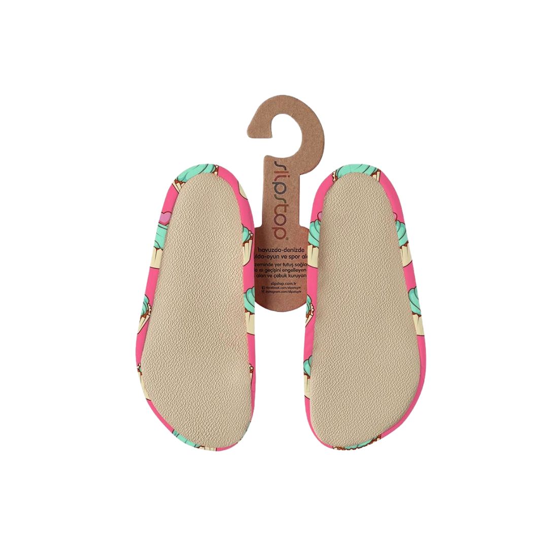 Slipstop Cupcakes Slippers Sea Shoes
