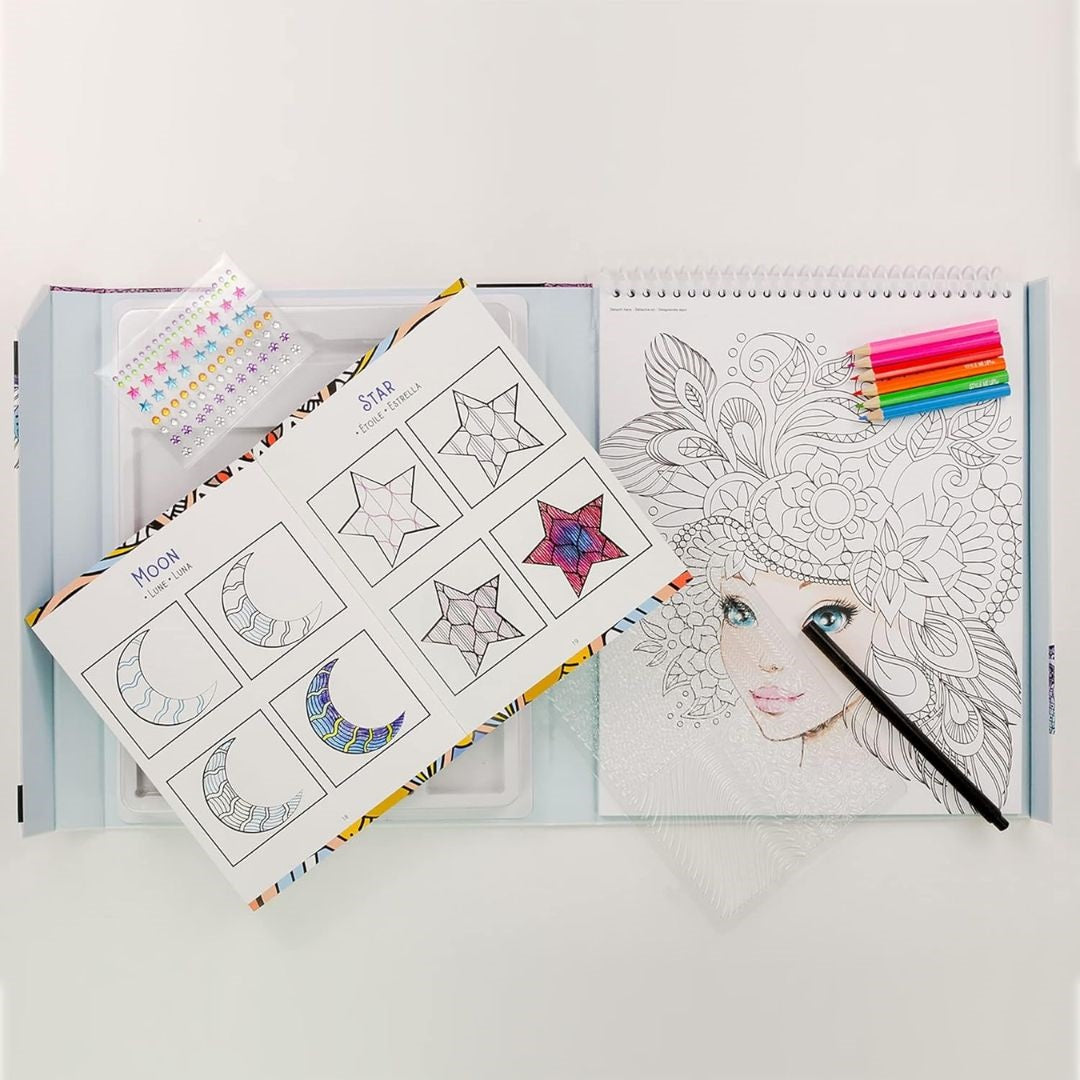 SpiceBox Style Me Up Cool Swirl Kids Art Kit