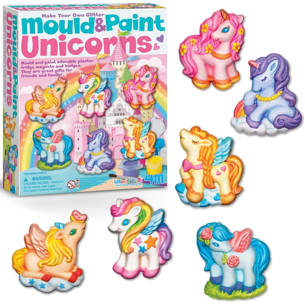 Mould And Paint Glitter Unicorns