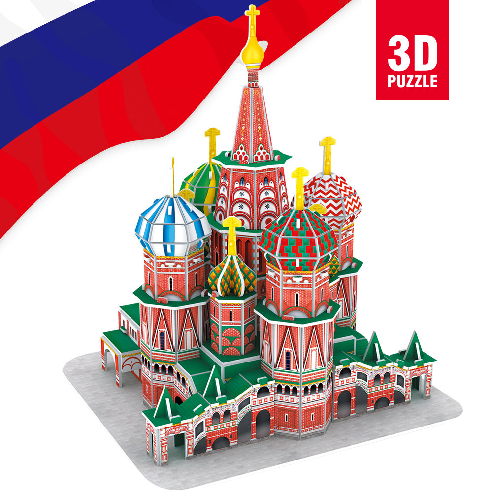 St. Basil'S Cathedral 3D Puzzle, 92 Pcs