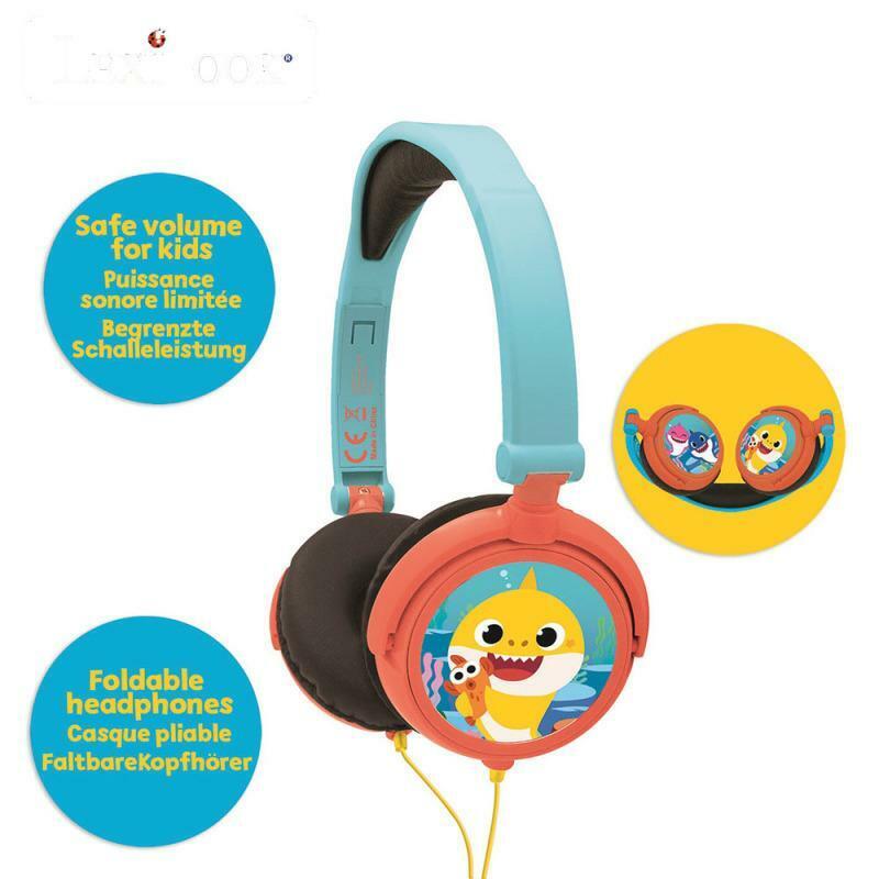 Baby Shark Stereo Wired Foldable Headphone