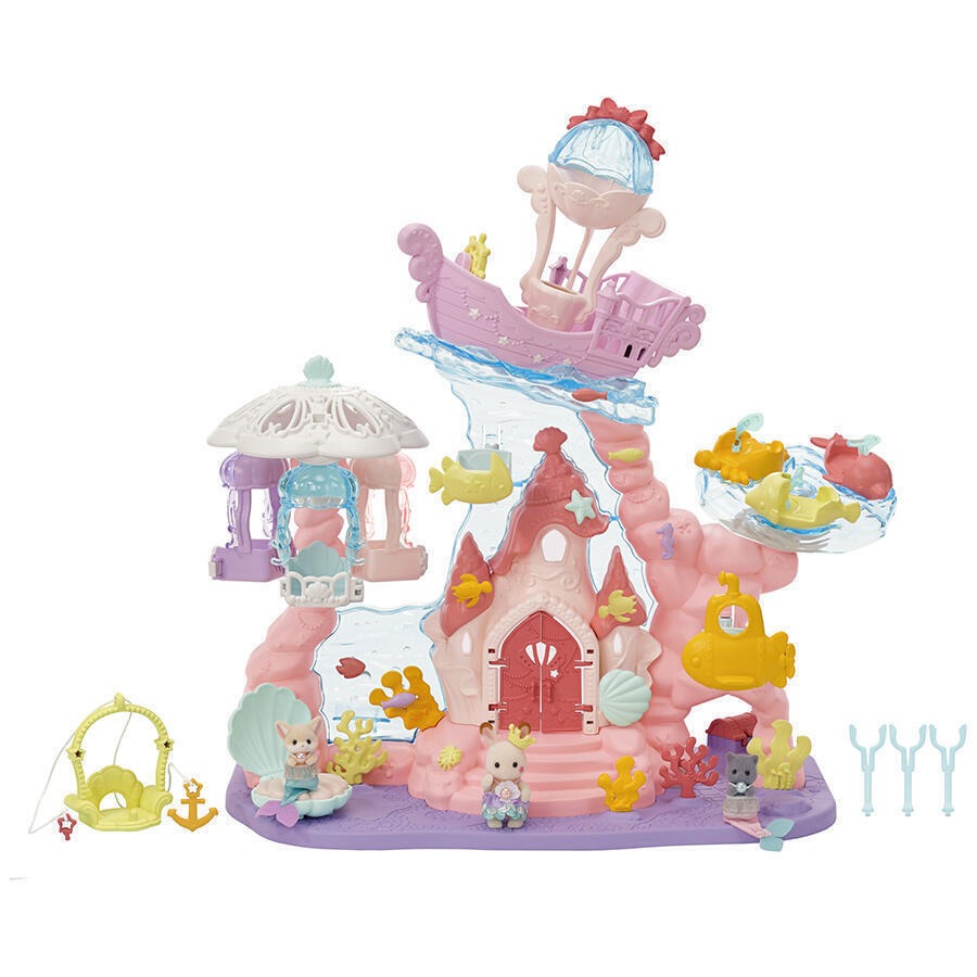 Sylvanian Families Mermaid Castle and Families