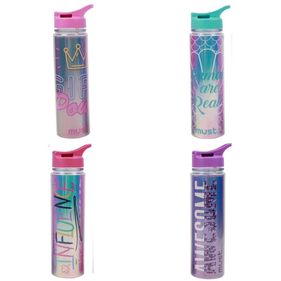 BOTTLE ALUMINUM MUST NEON GIRL POWER
